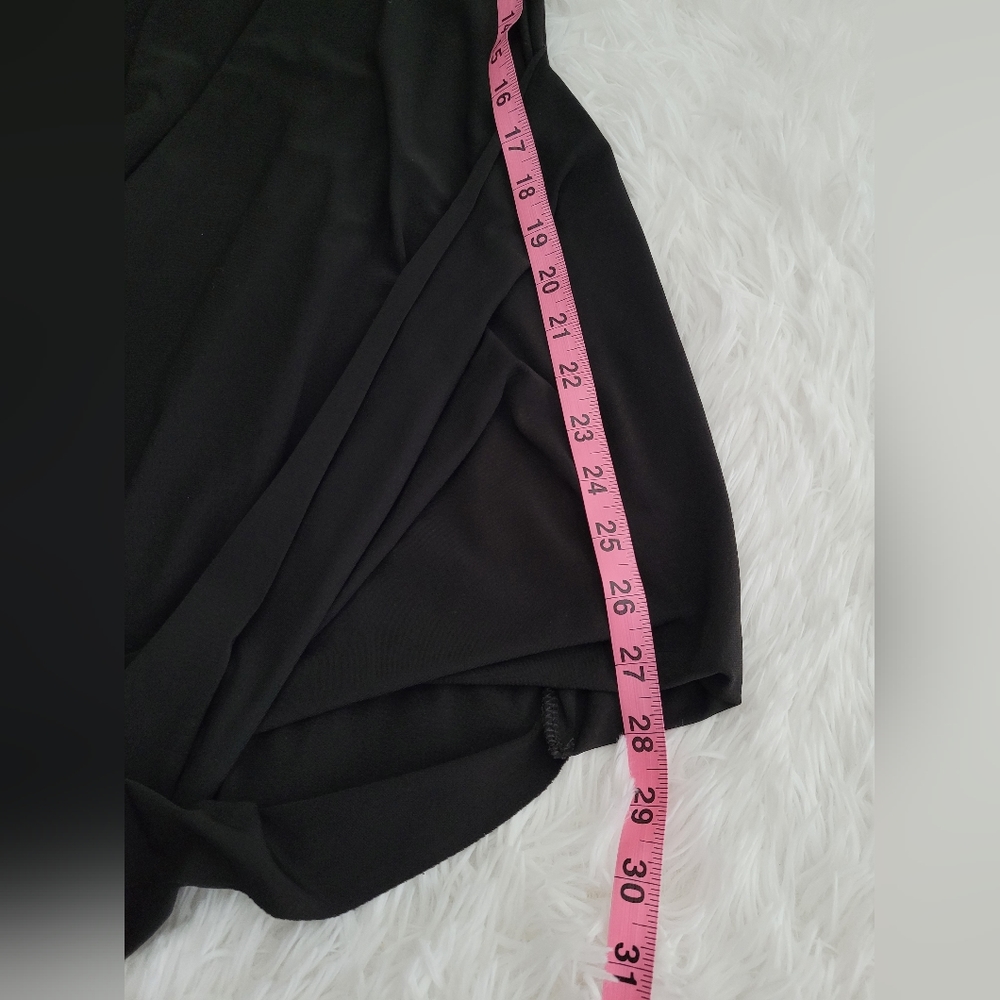 Asymmetrical Black Dress by Artex size small - Picture 6 of 7